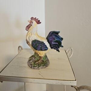 Colorful Rooster Figurine